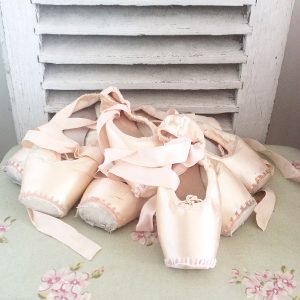 Beautiful French vintage ballet points