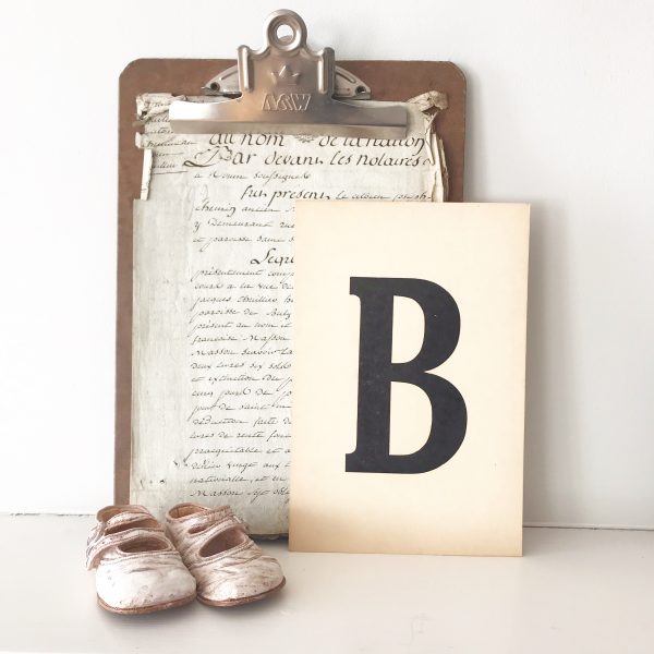 Lovely vintage flash card - B (sold individually)