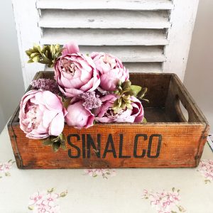 Rare vintage Sinalco drinks crate